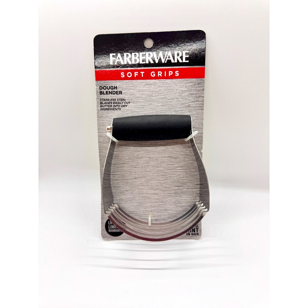 Farberware Dough Blender Pastry Cutter Stainless Steel Soft Grip Black 5088272